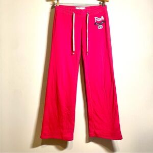 🔥 VINTAGE Abercrombie & Fitch Pink Flare Sweatpants S
